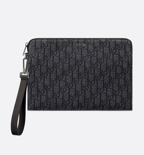 pochette dior homme noir